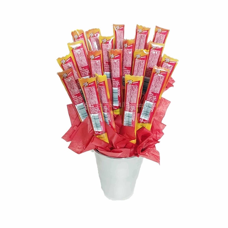Original Slim Jim Flower Bouquet Etsy