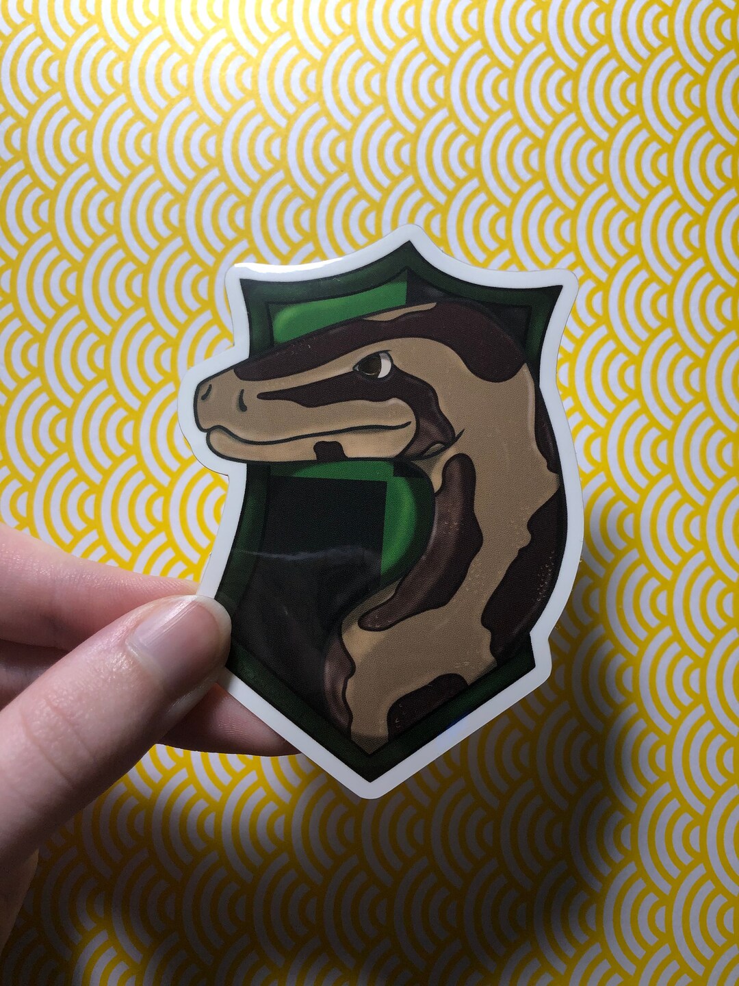 Snake Wizard House Pride Vinyl Sticker - Etsy