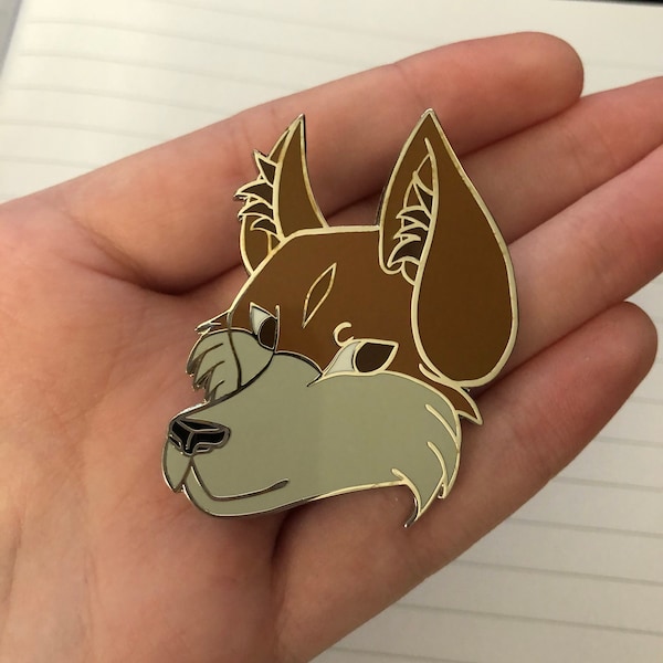 LIMITED EDITION Australian Bushfire charity Pin - Dingo Hard Enamel Pin