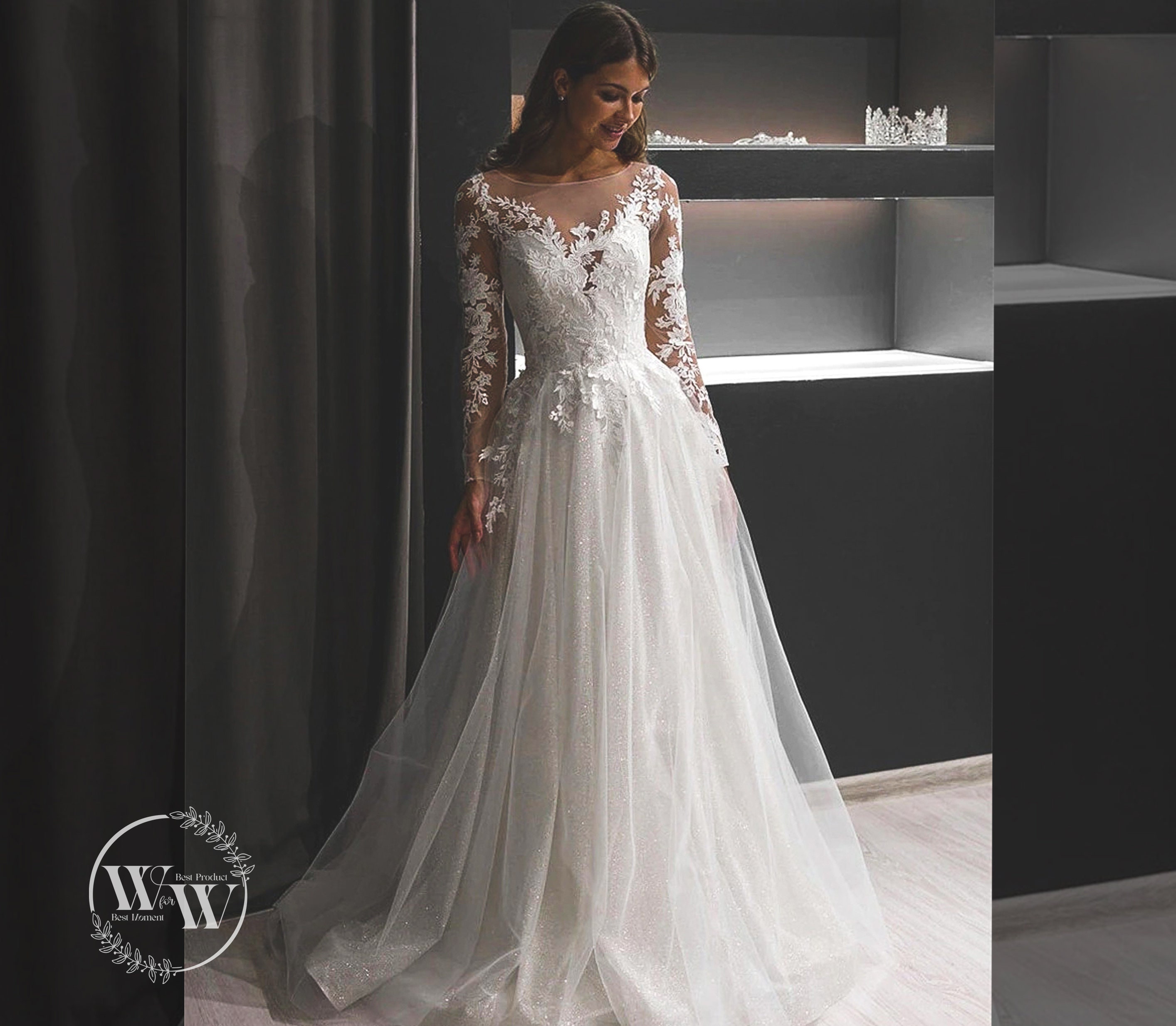 White Prom Dress - Etsy