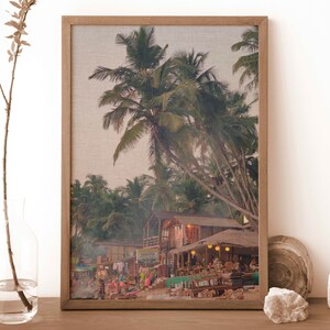 Goa India Daytime beach landscape - PRINTABLE WALL Art Goa Poster Digital Download Travel