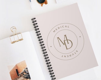 Medical Student // MD // Spiral Notebook - Ruled Line