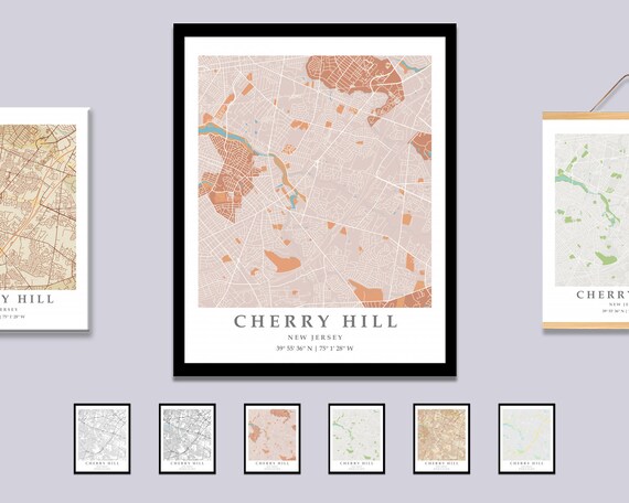 Cherry hill nj map