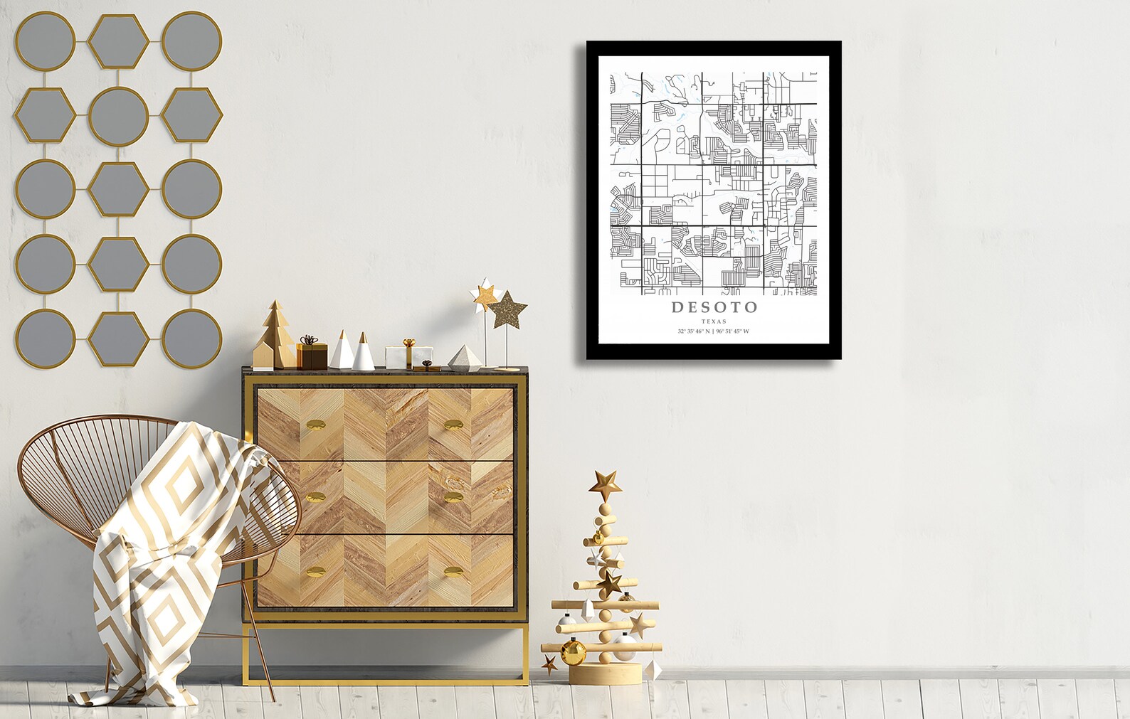 DeSoto TX City Map Print DeSoto Street Map Poster DeSoto | Etsy
