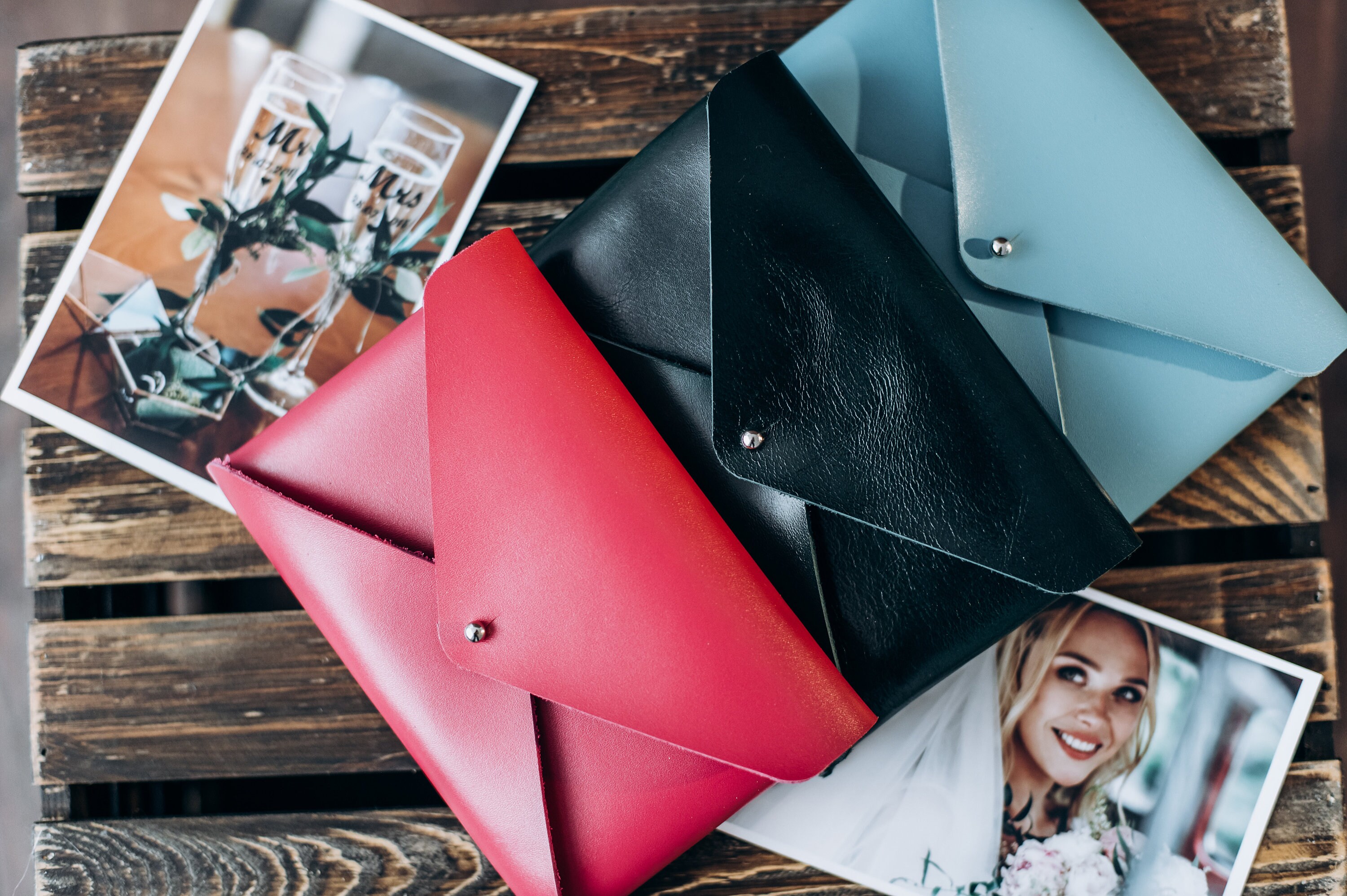 Set 10 Leather EnvelopeLeather photo Envelope for 4 x 6 Etsy