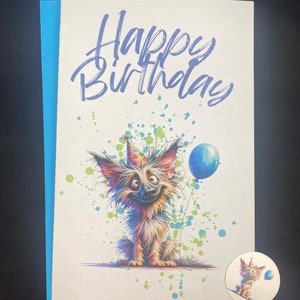 Funny Birthday Card / Funny Dog Birthday Card / Funny Birthday Card for him / for her / Hilarious Birthday Card / Greeting Card / Dog B-day