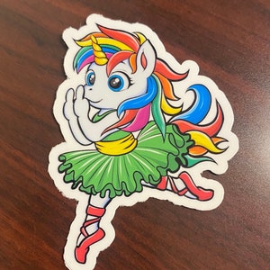 Funny Unicorn Vinyl Sticker / Funny Sticker / Sarcastic Sticker / Laptop Sticker / Sarcastic Gift / Quirky Sticker / Unicorn Sticker