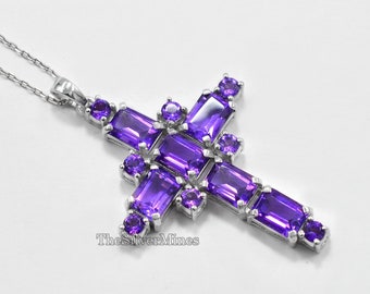 Collana Di Ametista Collana D'argento Sterling Collana - Italia - Foto 12