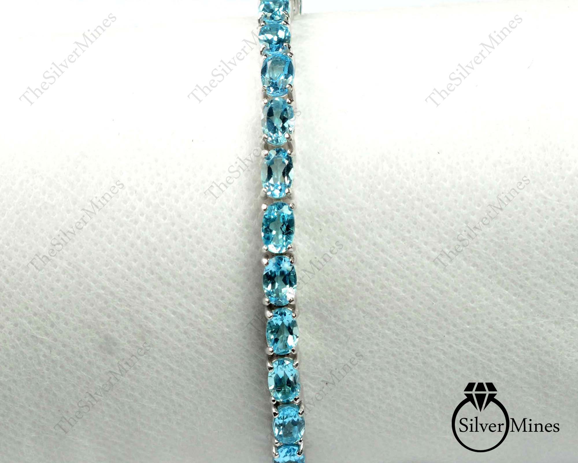 Buy Blue Topaz Bracelets Personalised for You  GLAMIRAin