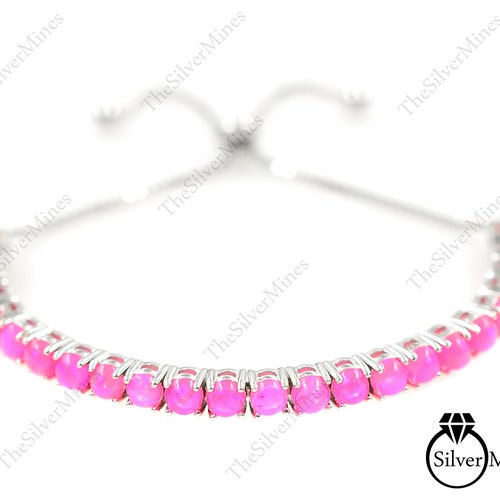 Natural Ethiopian shops Pink Opal Bracelet/ 925 Sterling Silver/ Tie Adjustable Bracelet / Opal Jewelry/ Wedding Silver Jewelry/ Gift For Bridal