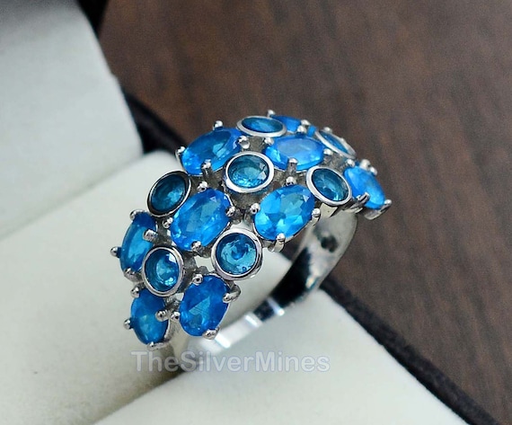 Neon apatite ring deals