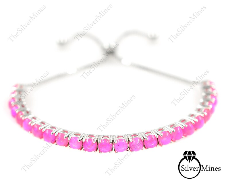 Natural Ethiopian shops Pink Opal Bracelet/ 925 Sterling Silver/ Tie Adjustable Bracelet / Opal Jewelry/ Wedding Silver Jewelry/ Gift For Bridal