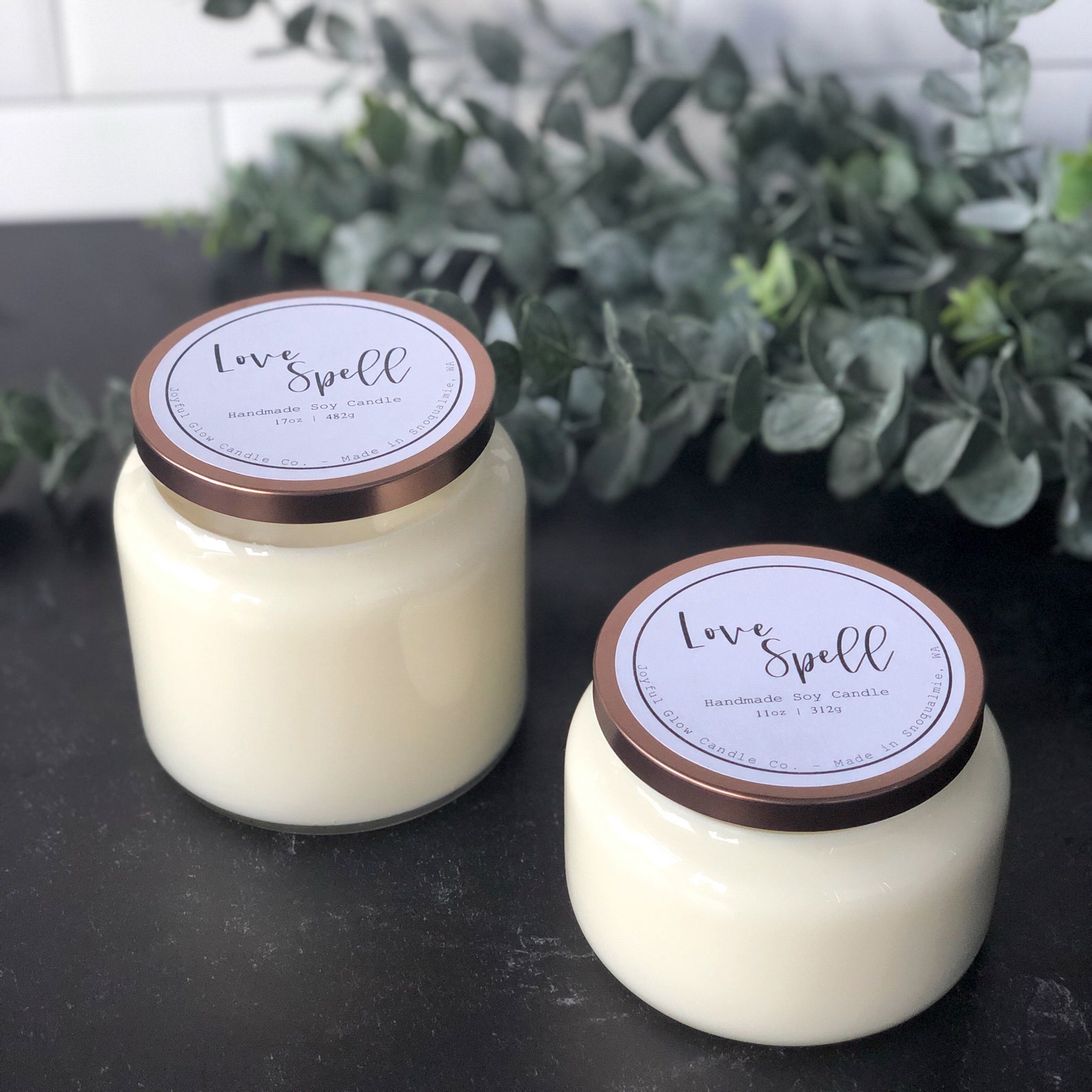 Love Spell Handmade Soy Candle Etsy