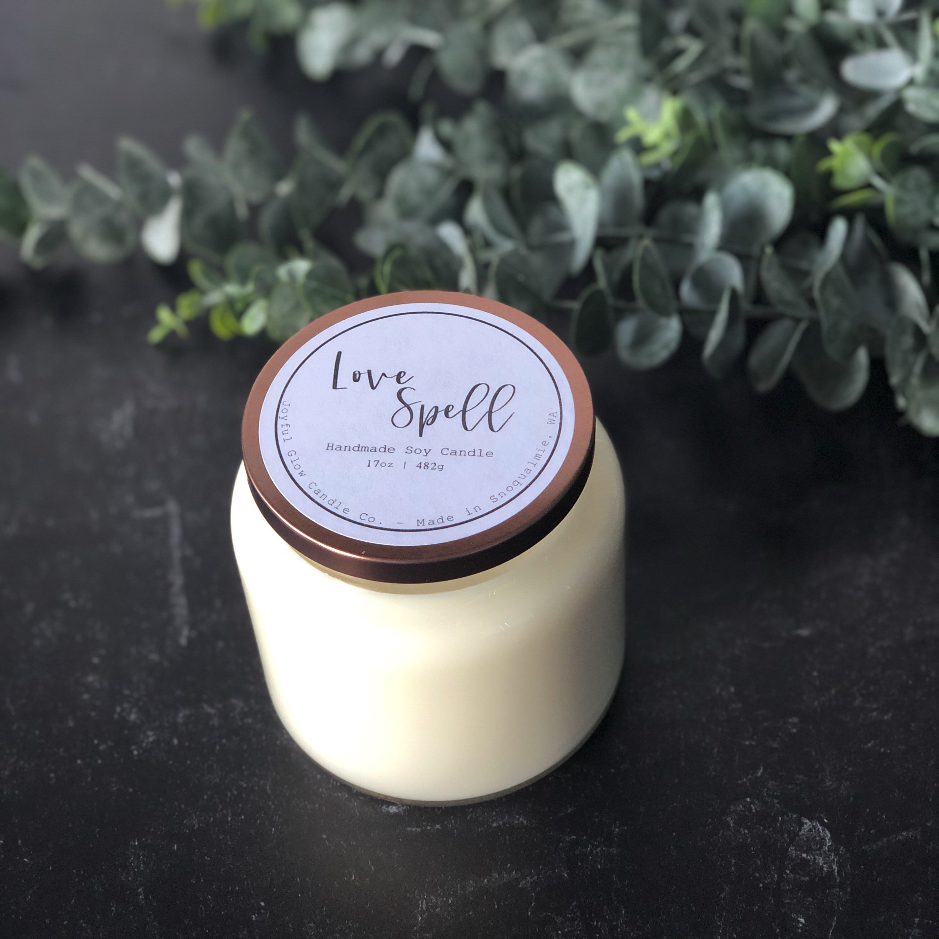 Love Spell Handmade Soy Candle Etsy