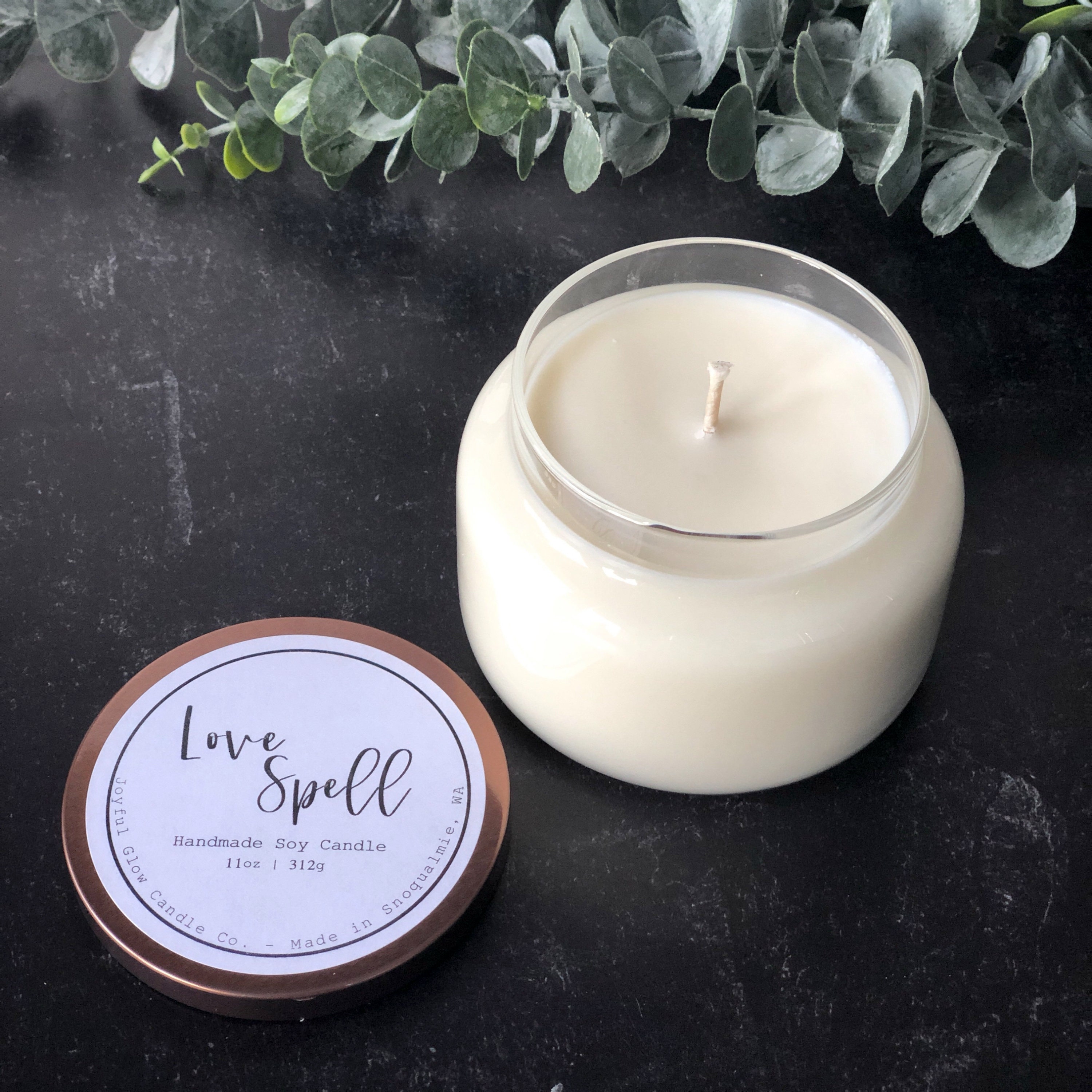 Love Spell Handmade Soy Candle Etsy