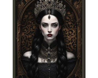 The Dark Queen | Premium Matte Paper Metal Framed Poster