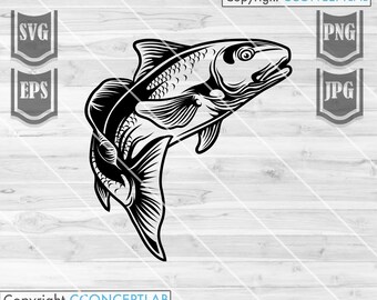 Download Red Fish Svg Etsy