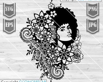 Download Woman Mandala Svg Etsy