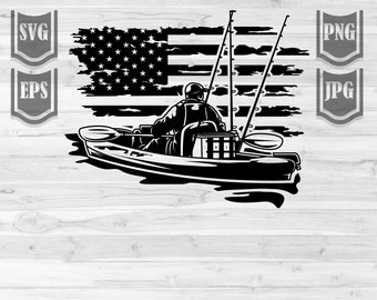 Download Kayak Fishing Svg Etsy