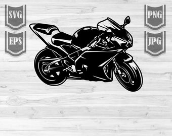 Road Hog Clipart Motorcycles Image Classic Bikes Srapbook Motorbike Graphic Biker Clipart Helmet Digital Download Motorcycle Clipart