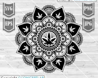 Download Marijuana Mandala Etsy