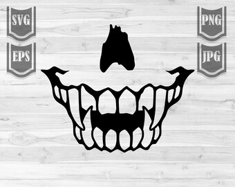 Download Monster Teeth Svg Etsy