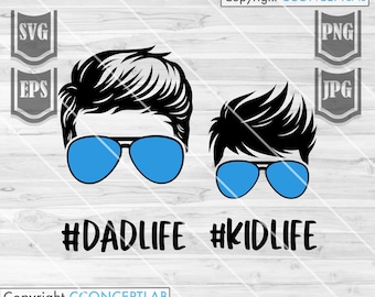 Boy Dad Father Svg Etsy