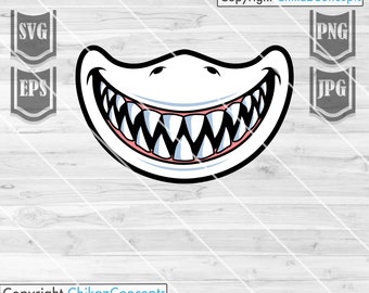 Download Shark Teeth Svg Etsy