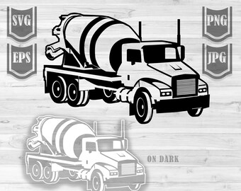 Free Free 250 Front Discharge Concrete Truck Svg SVG PNG EPS DXF File