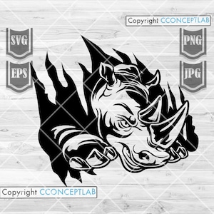 Beast Rhino Scratch svg | Rhinoceros svg | Rhino svg | Rhino Clipart | Rhino Cutfile | Rhino Scratch png | Wild Rhino svg | Wild Animal svg