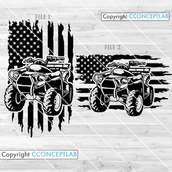 US Atv Svg file ||  Extreme Offroad Riding || US Atv svg || Offroad Svg || Mud Riding svg || Dirt Riding Svg || Atv Png || Cutting Files
