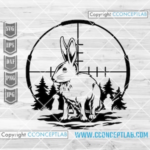 Kaninchen Jagd svg | Osterhase Cutdatei | Ostersonntag Shirt png | Eiersuche Clipart | Kaninchen Jäger Dad dxf | Cutest Bunnies Stencil jpeg