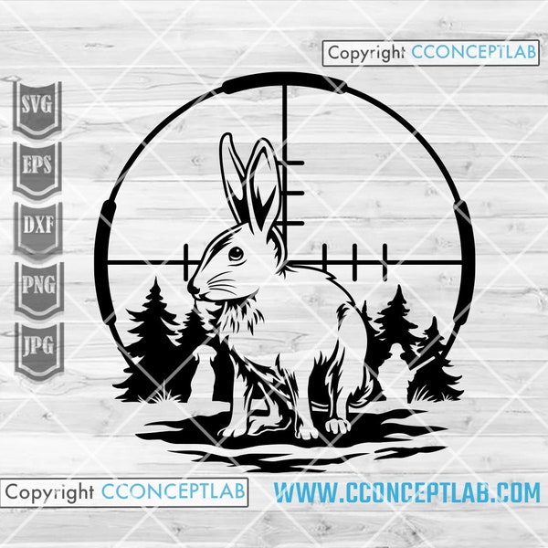 Rabbit Hunting svg | Easter Bunny Cutfile | Easter Sunday Shirt png | Egg Hunt Clipart | Rabbit Hunter Dad dxf | Cutest Bunnies Stencil jpeg