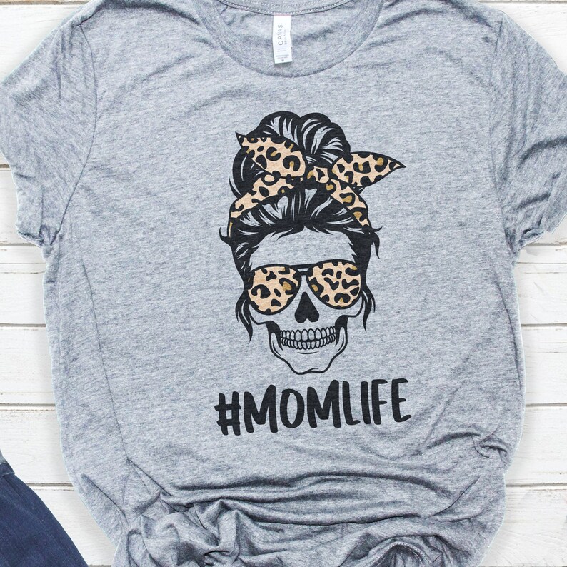 Download 6 Bundle Mom life Bun Skull Svg Files Mom Life svg | Etsy
