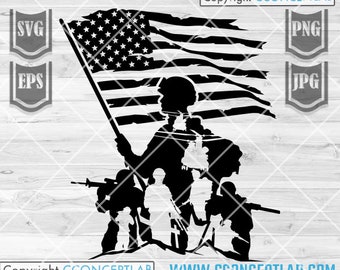 Soldier svg | US Patriotic svg | US Military svg | Veteran Clipart | Veteran Cutfile | Military Clipart | Military Cutfile | Military png