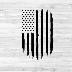 USA Flag Distressed illustration | SVG | Png | Jpg | Vector File