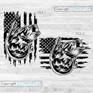 US Outdoor Bass Fishing svg | US Fishing svg | Bass Fish svg | Outdoor svg | Angler svg | Angling svg | Fishing Shirt svg | Bass Fish png