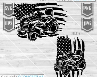 US Lawn Mower Svg File || Lawn Mower Clipart || Lawn mower Shirt || USA Lawn Mower svg || US Lawn Mower Tractor | Lawn Mower Png | Cut Files