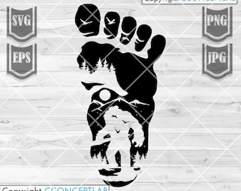 Big Foot svg | Big Foot Clipart | Adventure svg | Camp Life svg | Hide and Seek svg | Big Foot Cutfile | Hide Champion svg | Outdoor svg