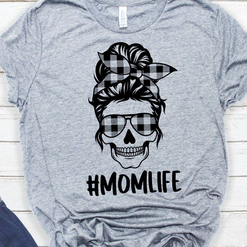 Download 6 Bundle Mom life Bun Skull Svg Files Mom Life svg | Etsy