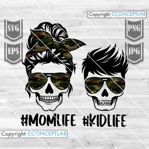 Download Mom Life Kid Life Svg Mom Life Svg Camo Mom Skull Svg Etsy