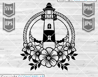 Light House svg | Light House Digital Download | Light House png | Light House Clipart | Light House Cutfile | Nautical svg |Watch Tower svg
