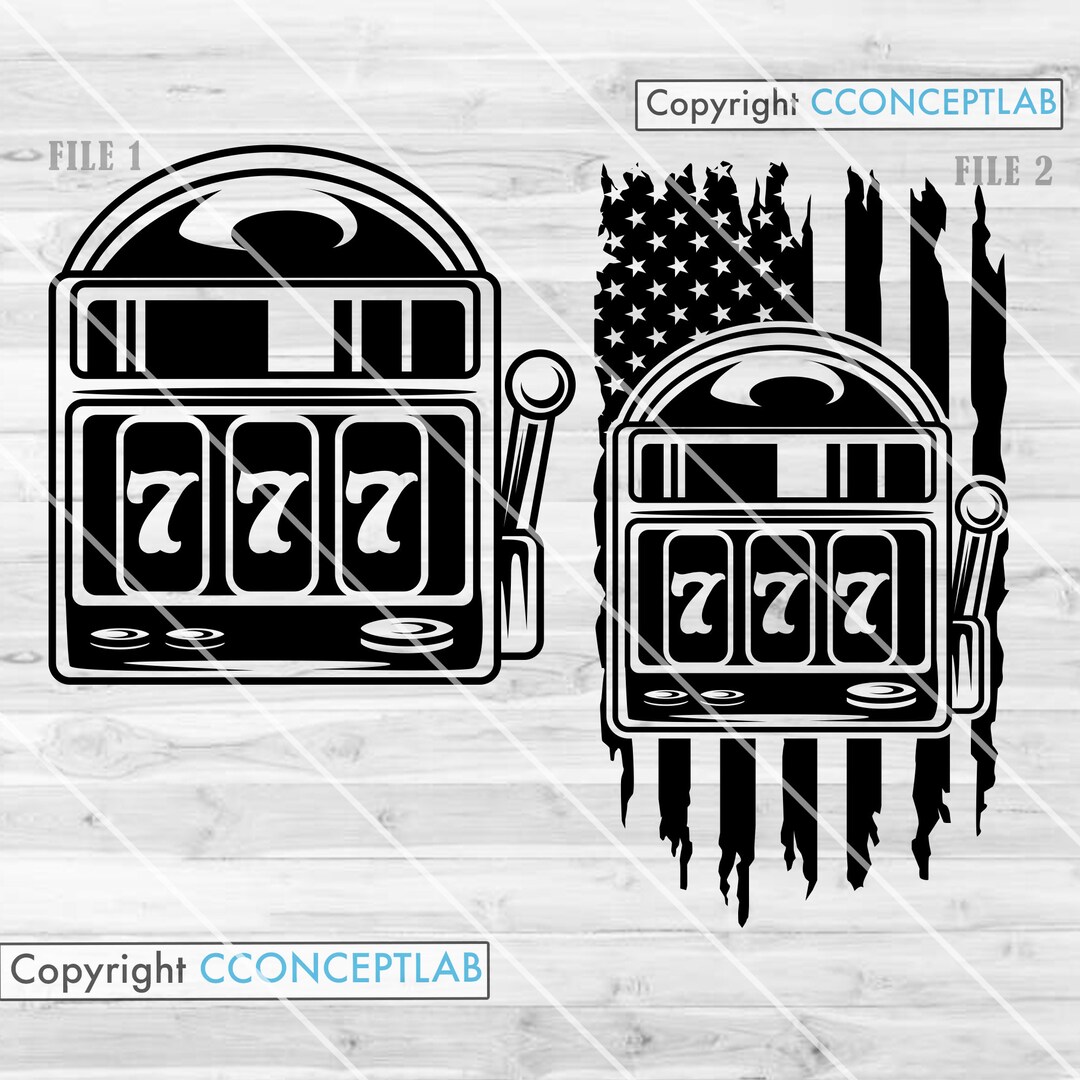 Slot Machine Svg Slot Machine Clipart Casino Svg Casino Lover Svg