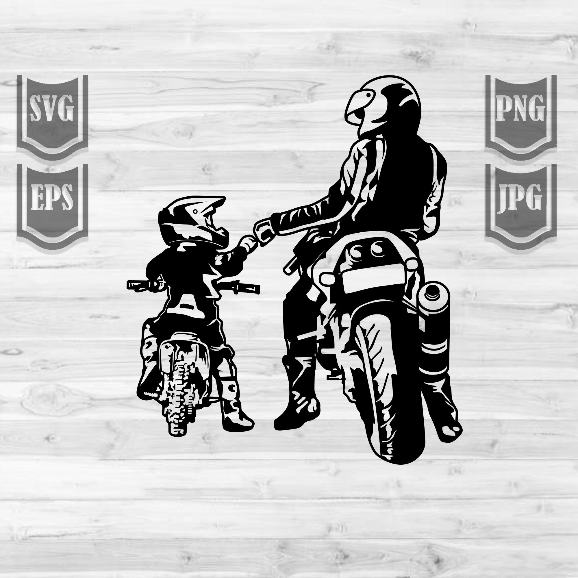 Download Father And Son Biker Svg File Like Father Like Son Svg Etsy