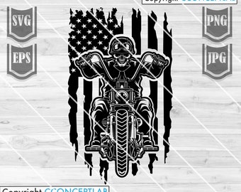 US Biker Skull svg | Big Bike Rally svg | Biker Skull png | Biker Clipart | Biker Cutfile | US Biker Shirt svg | Biker Monogram | Rider svg