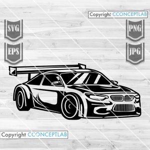 Sports Car Clipart || Sports Car Svg || Sports Car Cut Files || Luxury Car Svg || Racing Car Svg || Racing Cut Files