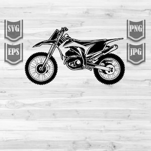 Dirt Bike svg / Motorcross Clipart / Moto Cut File / Rider Shirt png / Stencil Moto / Extreme Sports Dad Clipart / Biker Cutfile
