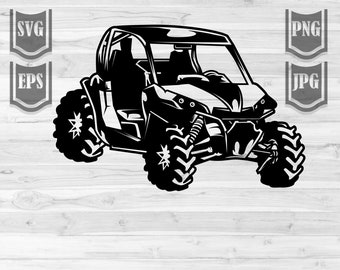 ATV svg / File Svg illustrazione Atv // Clipart Atv // Adesivi Atv // Maglietta Atv // Svg Offroad // Svg Corsa estrema // Moto da fango svg