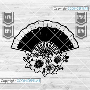 Floral Hand Fan svg | Hand Fan Clipart | Hand Fan Cutfile | Hand Fan png | Floral Fan svg | Floral Fan Clipart | Flowers svg |Flower Fan svg