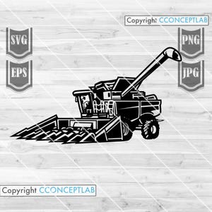 Farming svg | Corn Head svg | Heavy Equipment svg | Tractor svg | Dorn Harvester svg | Harvest Machine svg | Farm Machine svg | FarmLife png